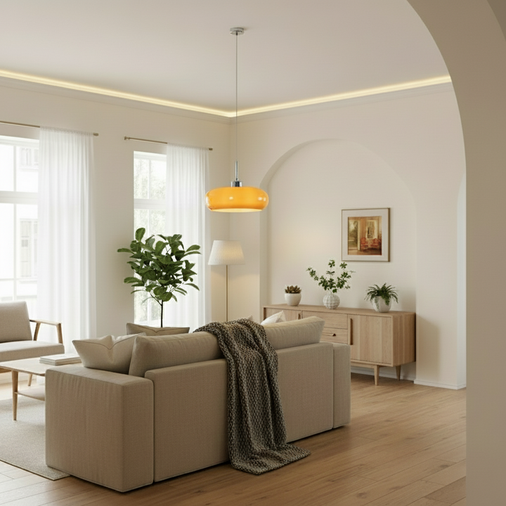 Modern Round LED Pendant Light