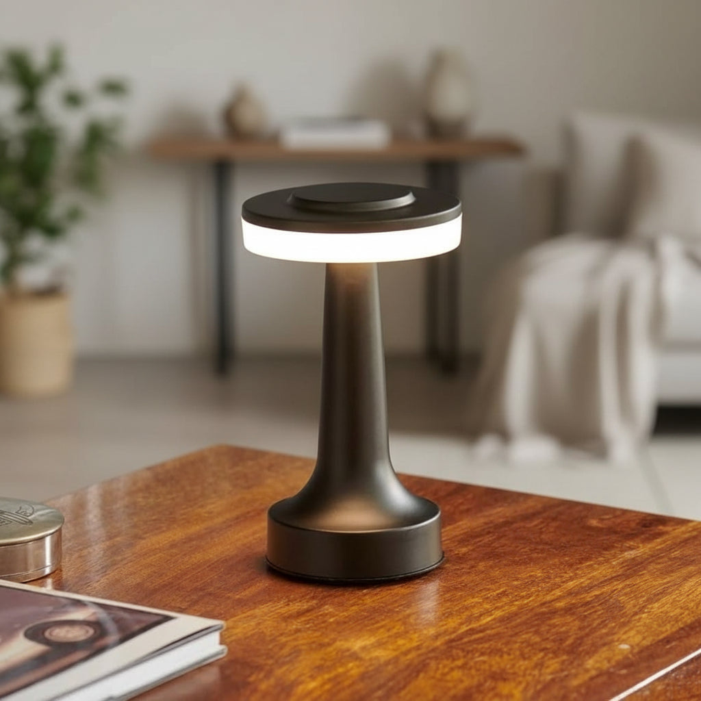 Wireless Retro Table Lamp